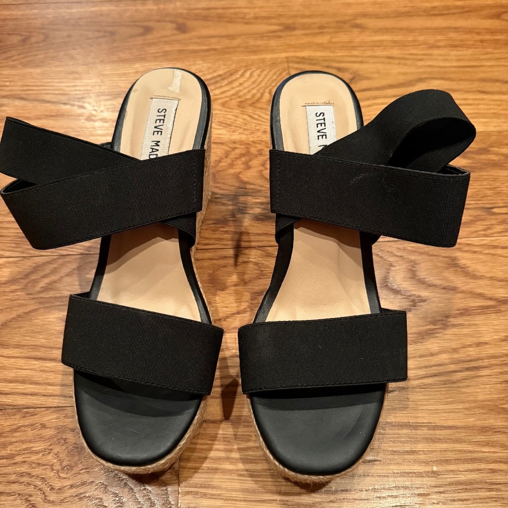 Steve Madden 7.5 Espadrilles wedge sandals